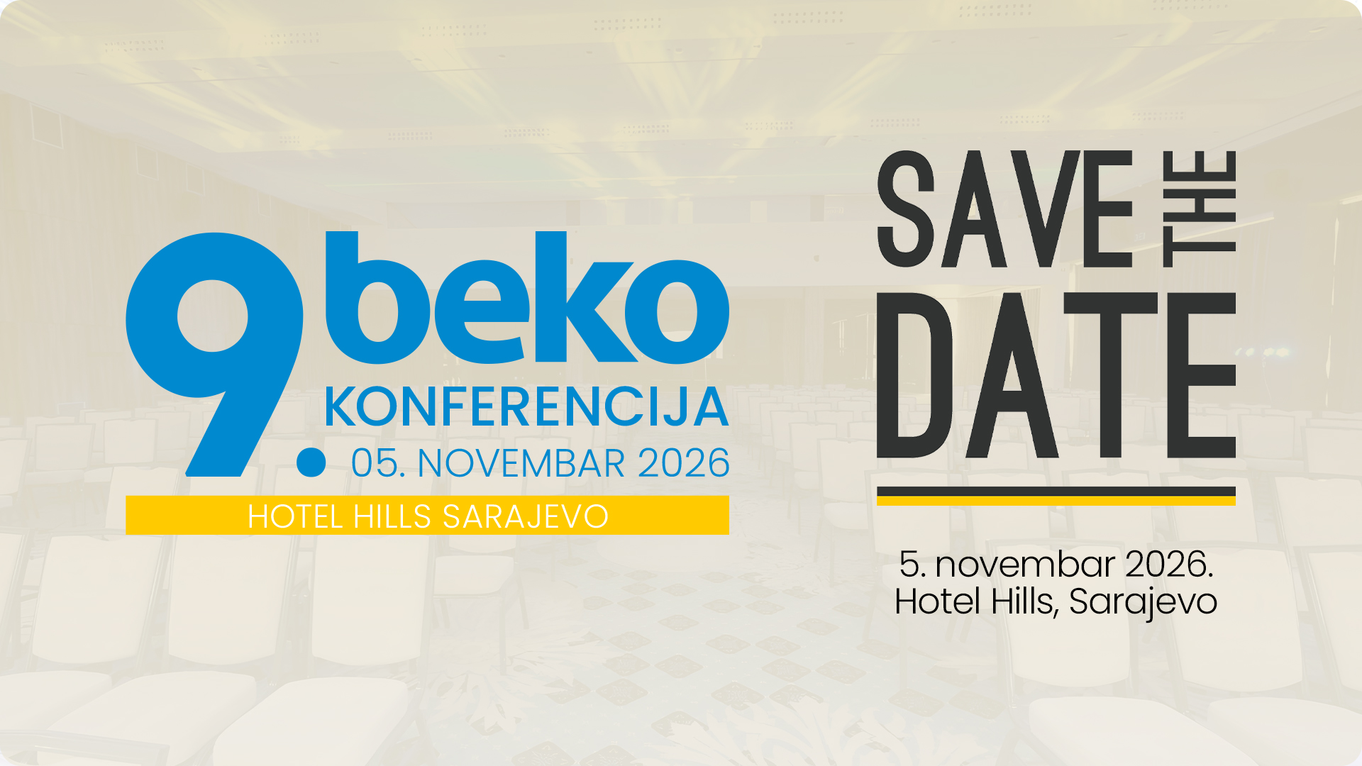 Pozivnica za 9. Beko konferenciju